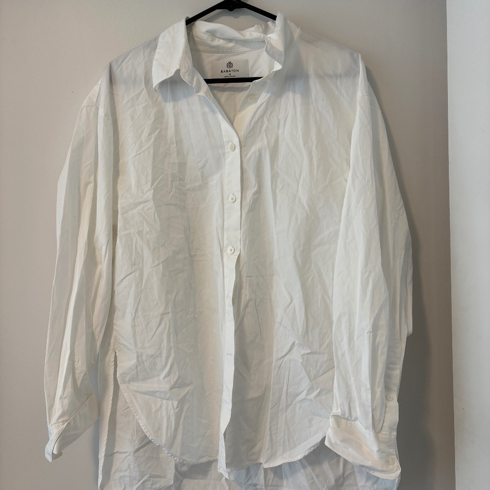 Babaton button down/poplin shirt